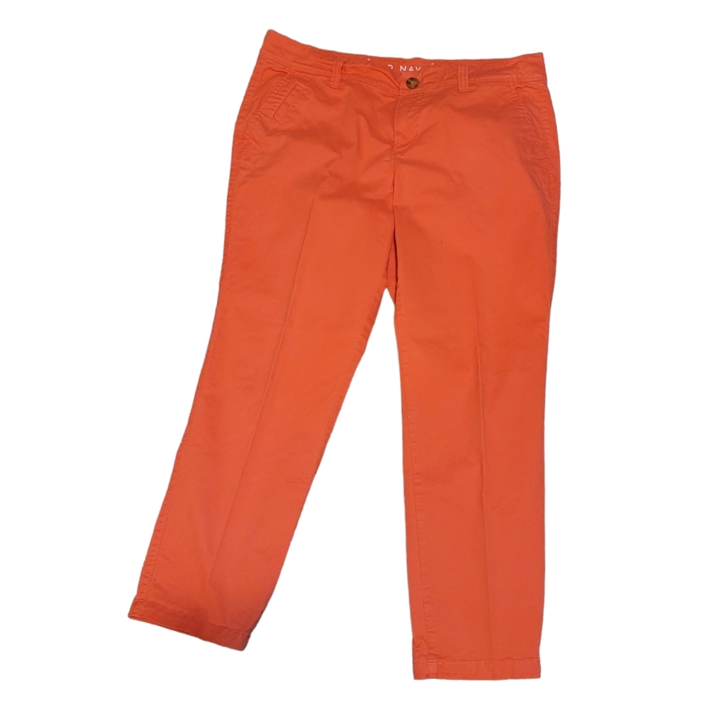 Old Navy Red Cotton Chinos Pants Size 10